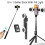 Tripé para Bastão de Selfie com Luz, 67 Polegadas de Altura, Portátil, Sem Fio, para Suporte de Celular de Viagem, A 5