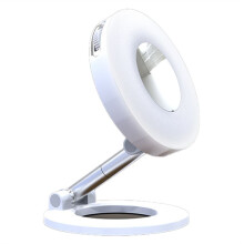Suporte Magnético Dobrável Portátil 2 em 1 para Celular com Luz de Preenchimento Recarregável para Viagens, Mesa, Selfies, Vídeos, Maquiagem B