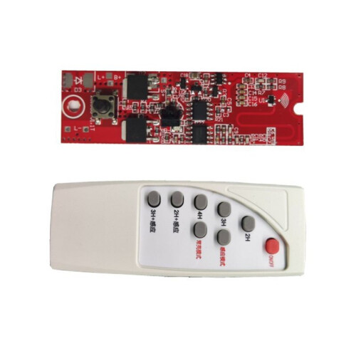 3.2V 3.7V Automatic Control Lamp Board with Remote Control Solar LED Driver Board Multi-Function Human Body Induction B 1