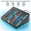 Charging Dock for  2 with 9 Light Modes Charger Station with 4 Game Slots Without Four Handles 5