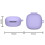 For  Buds 6  Silicone Earphone Case  Headset Protective Cover Shockproof Cover with Keychain 6