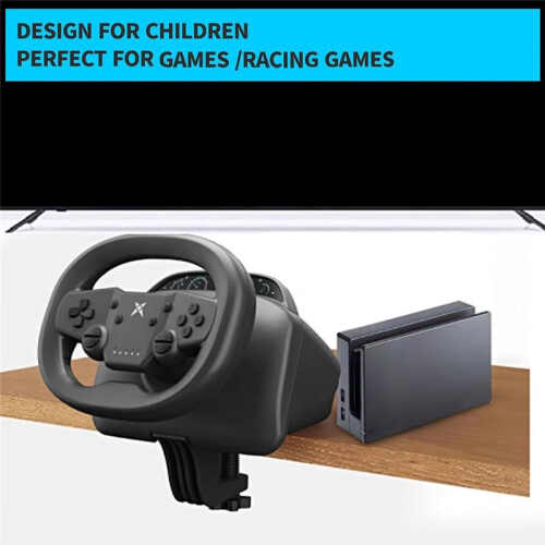 Racing Game Steering Wheel Vibration Controller Simulation Racing Pedals for /PC /PS4/PS3/Ios and Android Phones 1