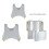 HiFi Cable Tray Stand Spike Supporting Frame Pure Trailing Pad Multi-Function for Speaker Wires & Signal Cables 7