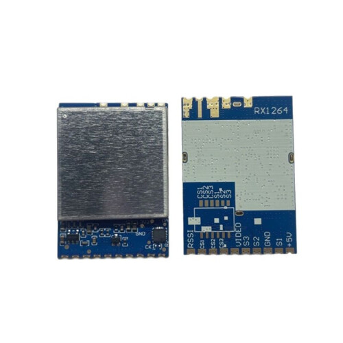 2pcs 1.2G 1.3G RX1264 FPV Wireless Image Transmission Module Audio and Video Transmitter and Receiver for Drones 1