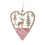 Snowman Christmas Tree Ornament Pink Painted 1 Piece 1
