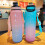 Hesroicy water bottle 1000ml leakproof durable with scale 3