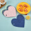 Silicone Heat-Resistant Placemat Heart-Shaped 4-Pack 2