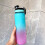 Hesroicy water bottle 1000ml leakproof durable with scale 8