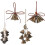 Vintage hanging bells set decorative wind chime 4 pieces 1