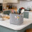 Foldable Fabric Storage Basket 33x33x33cm Colorful Flower 2
