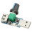 5Pcs  USB Fan Governor Wind Speed Controller Air Volume Regulator Cooling Mute Multi Function Fan Speed 2