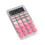 Calculadora com interruptor mecânico, corpo transparente, visor LCD de 12 dígitos. 2