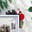 ensemble de décorations de cadre de porte en bois pour Noël 5