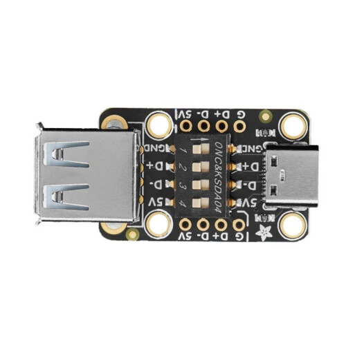For Adafruit Switchable USB Type A Zu C Breakout Board USB Kabel Switchboard 40mm X 2mm X 9.5mm 1