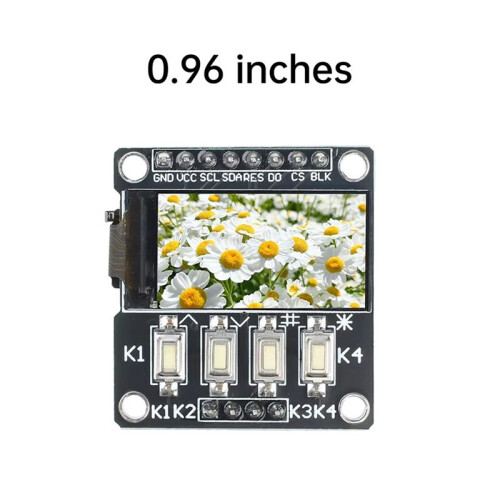 Módulo de Exibição TFT Colorida de 0,96 Polegadas Tela LCD HD 80x160 ST7735 ST7789 0,96 Polegadas 1