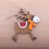 Wooden Deer Christmas Tree Ornament Set 2