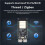 Waveshare ESP32-C5 Microcontroller Dual WiFi Development Board 240MHz Single-Core Processor Support  Zigbee Thread A 3