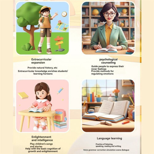 AI Chat Robot Retro Speaker Chatbot 2.0 Polegadas Display ESP32-S3 AI Voice Chat Robot Doubao Xiaozhi AI Speaker Preto 2