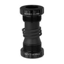 LUNJE Mountain Bike Bottom Bracket with Bearings, Hollow Integrated Chainring,Press-Fit Threaded Bottom Bracket B