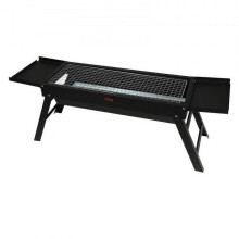 Portable Charcoal Grill 23 Inch Foldable Steel Black