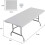 Plastic Folding Table 6ft White Portable 2
