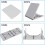 Plastic Folding Table 6ft White Portable 4