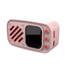 AI-Chattrobot Retrohögtalare 2,0-Tums Skärm ESP32-S3 Chatbot AI-Röstchatrobot Doubao Xiaozhi AI-Högtalare Rosa