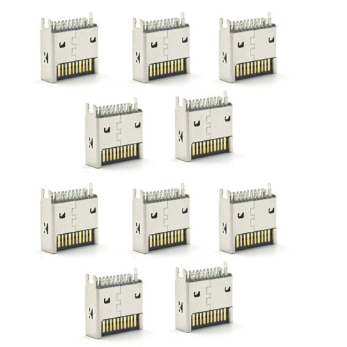 10pcs TYPE-E Male Connector Supports USB 3.2 20G High-Speed Transmission Computer Data Cable Adapter Connector
