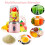 Electric Juicer Double Cup 13.5 oz Portable USB Rechargeable 5