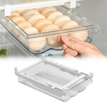 Egg Storage Box Drawer-Type Refrigerator Crisper Organizer