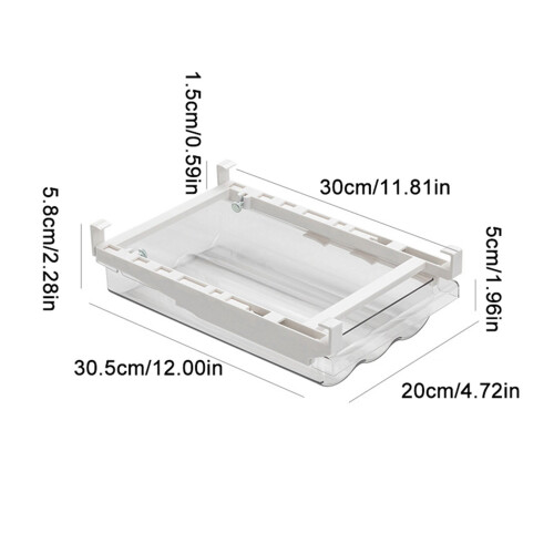 Egg Storage Box Drawer-Type Refrigerator Crisper Organizer 2