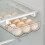 Egg Storage Box Drawer-Type Refrigerator Crisper Organizer 6