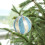 Christmas Tree Ornaments Gold Striped Pompoms 8cm 7