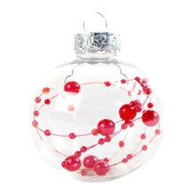 Christmas Decoration Set Red Green Gold Shatterproof