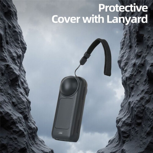 Anti-Scratch Flip Protective Case with Rope Anti-Fall Lens Protector Full Coverage Protection Shell for  X5/X4 1
