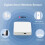 Zigbee Door Sensor Wireless Magnetic Window Open Closed Alarm Detector Works Zigbee2MQTT for Alexa  Need Gateway 6