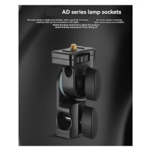 Kamera-Lichtstativ-Adapterhalterung mit 1/4-Zoll-Schraube für AD100Pro AD200 AD200PRO AD300PRO