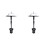 2X Car Door Check Restrict Stop for   E210 2019-2025 Car  Strap Rear Left 1