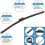 2X Rear Window Windshield Wiper Arm Blade Set for  Explorer 2011-2018  MKX 2016-2018 BB5Z17526C 8
