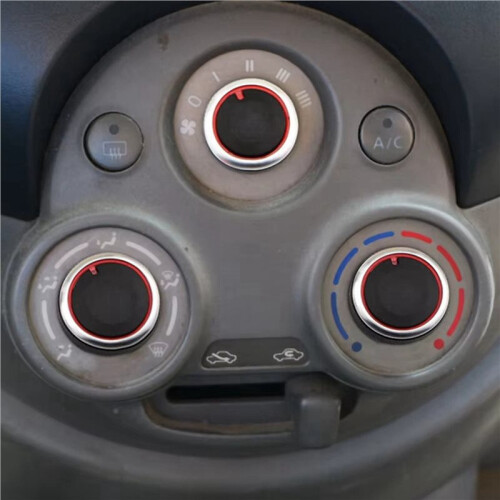 6X AC Knob for  New Sunny March  Versa Note Air Conditioning Heat Control  Button Knobs Accessories 2