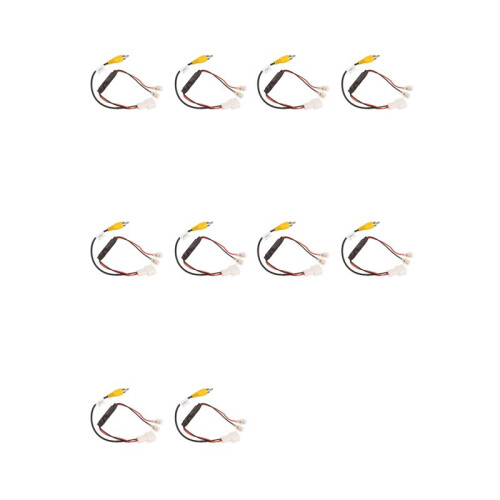 10Pcs 4 Pin Car Reverse Camera Retention Wiring Harness Cable Plug Adapter Connector Fit for