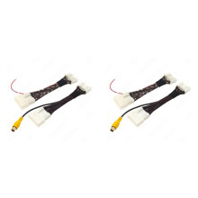 2X Car Reverse Camera Adapter Cable for RAV4 Camry Highlander Prado Car Accessories
