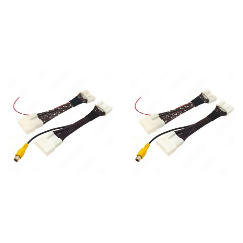 2X Car Reverse Camera Adapter Cable for  RAV4 Camry Highlander  Prado Car Accessories