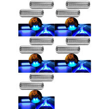10Pcs 42LED Boat Drain Light Boat Transom Light Underwater Pontoon Marine Light
