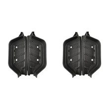 2Pair Front Foot Door Step Cover Panel Trim Foot Pedal Liner Cover for  Hiace Coummuter Super Grandia GL 2005-2018