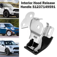 2X Interior Hood Release Handle 51237149591 for Cooper R55 R56 R57 R58 R59 R60 R61 2007-2016 51 23 7 149 591