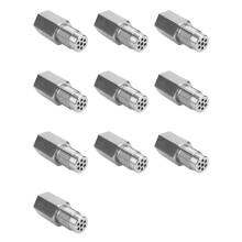 10X Adaptador de Sensor de Oxígeno M18x1.5 de Acero Inoxidable, Expansor de Sensor de O2, Conector de Extensión de Sensor de O2, Accesorios para
