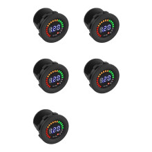 5X 12V Universal Car Motorcycle Boat LED Digital Voltmeter Panel Volt Meter Monitor Gauge Display Car Accessories