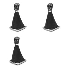 3X 5 Vitesses Manuel Voiture Pommeau de Levier de Vitesse Levier de Vitesse Guêtre Couvercle de Démarrage Convient pour Focus MK2 FL MK3 MK4 MK7