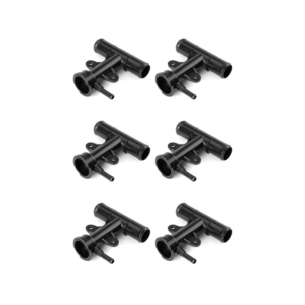 6X Car Radiator Filler Neck 21418-1Hk3a For Versa 1.6L 2012-2019 March 1.6L 2011-2022 Black 4713985270400